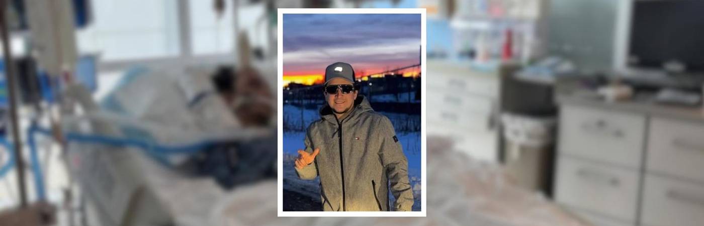 Él es Juan Sebastián Gómez, internado en una UCI tras un accidente en Estados Unidos. FOTOS: CORTESÍA