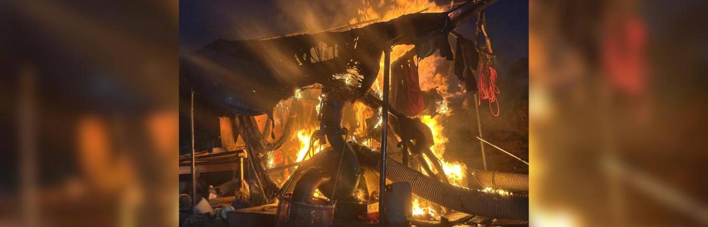 Golpe a la minería ilegal en El Bagre, Antioquia. FOTO: EJÉRCITO 