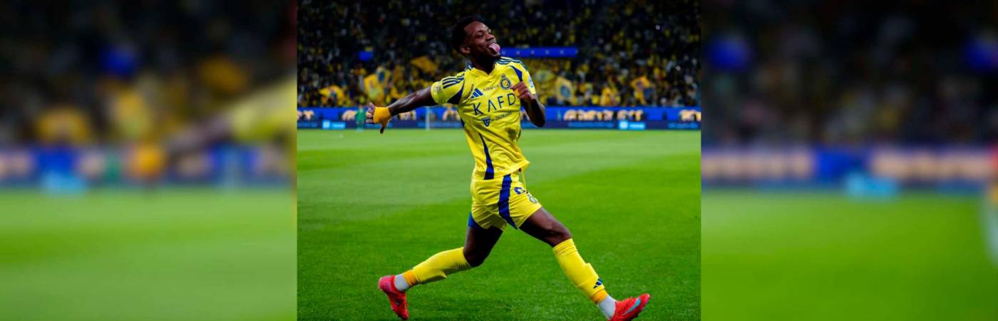 Así celebró Jhon Jáder Durán su primer gol en el Al-Nassr. /FOTO: X @AlNassrFC_EN