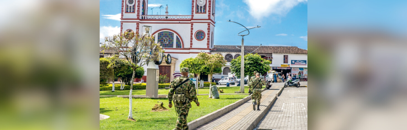 Parque principal de La Unión, Antioquia. /FOTO: JUAN ANTONIO SÁNCHEZ