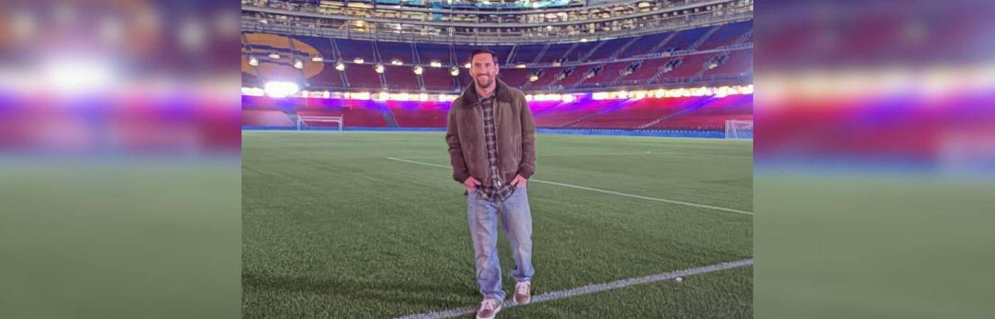 Aproximadamente 4 años llevaba Lionel Messi sin pisar la cancha del Camp Nou en Barcelona. / FOTO: IG @leomessi