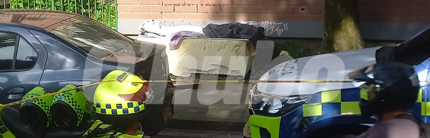 La vía fue cerrada por las autoridades. /FOTO: MAURICIO ANDRÉS PALACIO BETANCUR