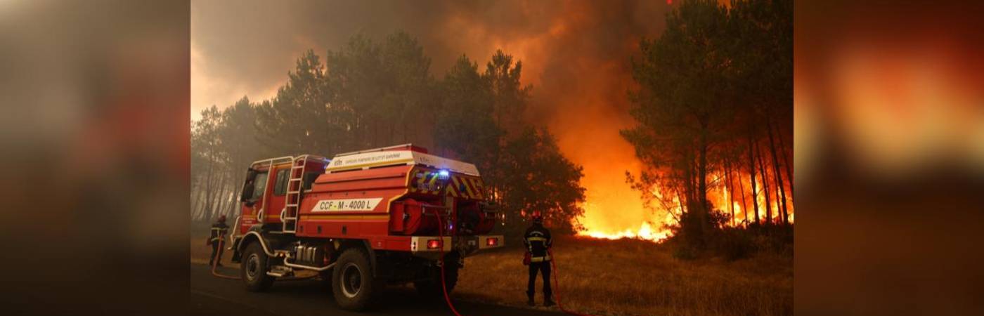 Incendios en España y Francia. FOTO: AFP