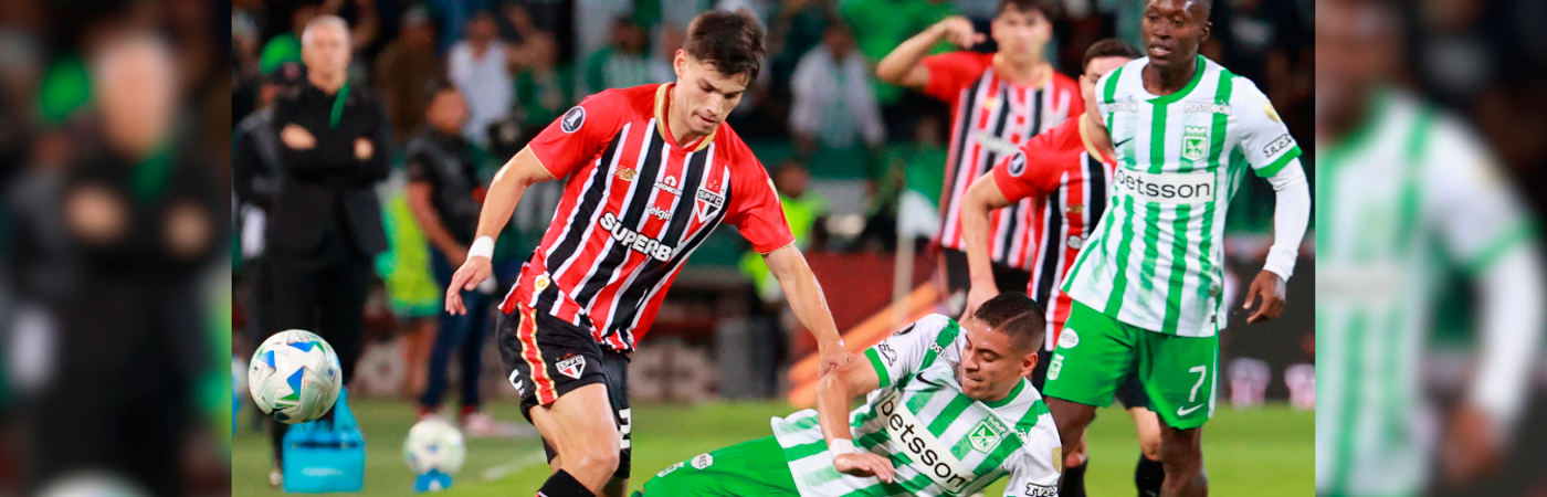 Atlético Nacional empató 0-0 con Sao Paulo en el estadio Atanasio Girardot. / FOTO: MANUEL SALDARRIAGA