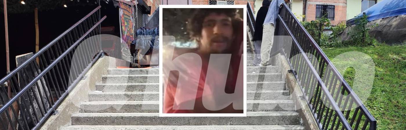 En estas escalas cayó herido Juan Diego Alcaraz García. /FOTO: ANDRÉS FERNANDO GARCÍA HERNÁNDEZ-CORTESÍA