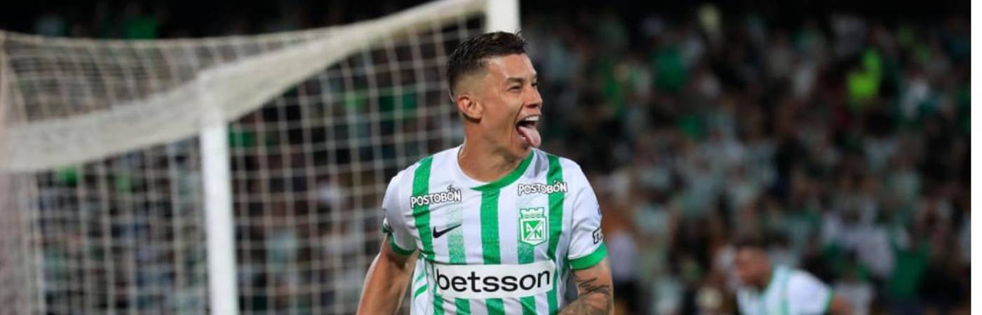 Matheus Uribe puso la cereza en el pastel para Atlético Nacional. FOTO: JUAN ANTONIO SÁNCHEZ