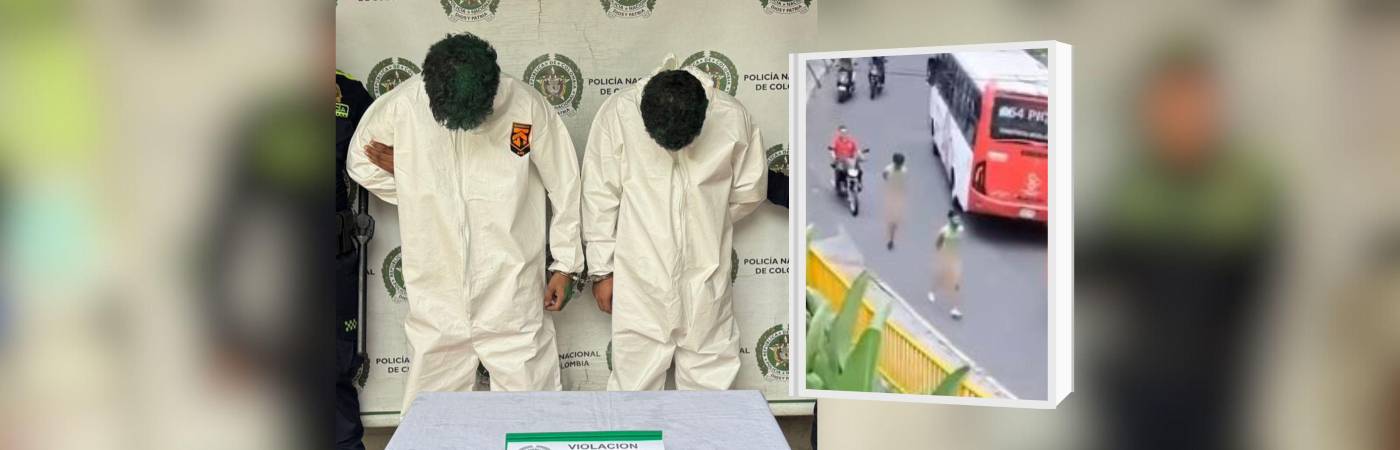 Comunidad de El Picacho desnudó presuntos ladrones. FOTO: POLICÍA NACIONAL Y CAPTURA DE VIDEO