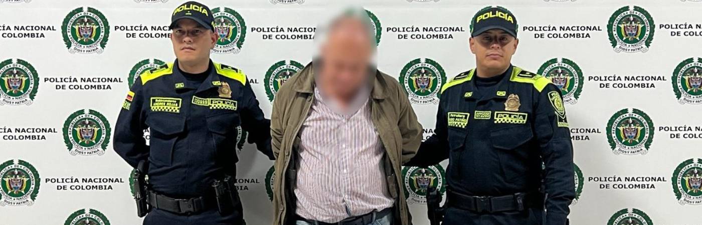 El hombre fue cobijado con medida de detención domiciliaria. /FOTO: CORTESÍA POLICÍA ANTIOQUIA