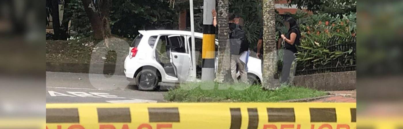 Este hecho se registró en Belén La Gloria, al parecer las víctimas fueron atacadas por dos sujetos en una moto. /FOTO: LAURA ROSA JIMÉNEZ VALENCIA