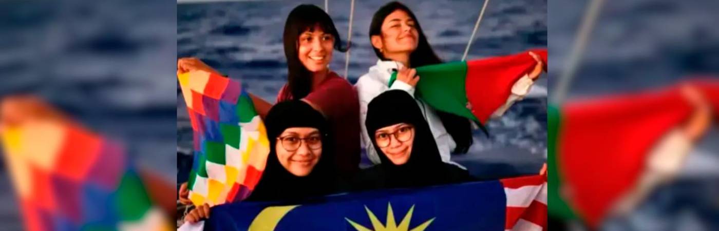 Las dos colombianas que hacían parte de la Flotilla Global Sumud fueron liberadas tras cinco días detenidas por la Marina israelí. / FOTO: CORTESÍA CANCILLERÍA