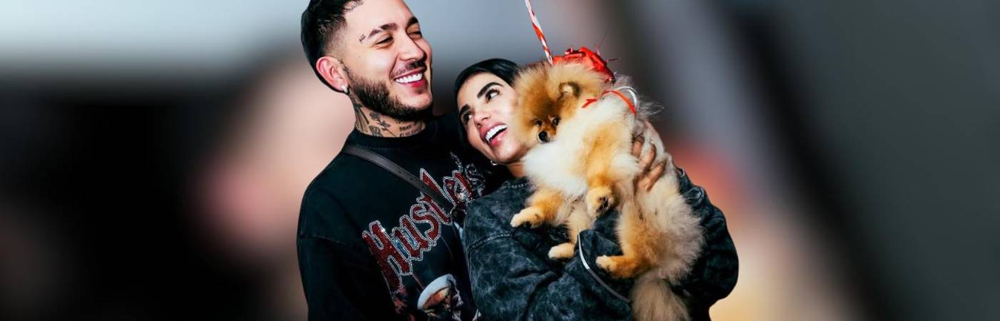 Karina García con su pareja, Kris R. FOTO: TOMADA DE INSTAGRAM @karinagarciaoficiall
