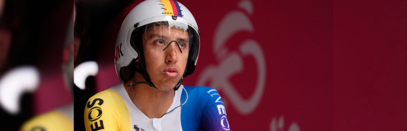 Egan Bernal es décimo en la clasificación general de la Vuelta a España. /FOTO: X @giroditalia