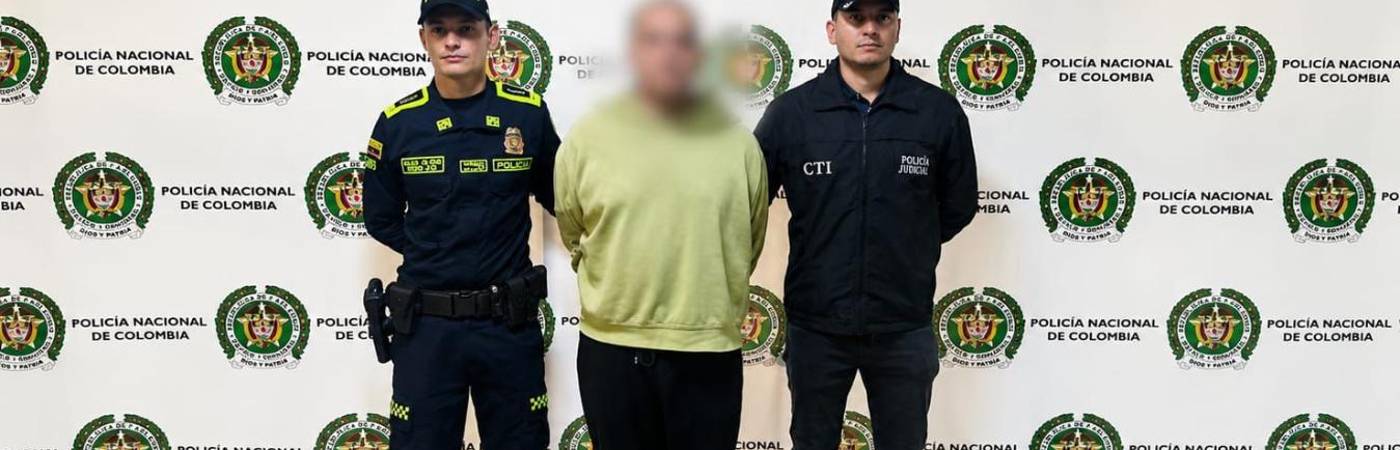 El puertorriqueño estaba prófugo de las autroidades desde 2020. FOTO: CORTESÍA POLICÍA NACIONAL 