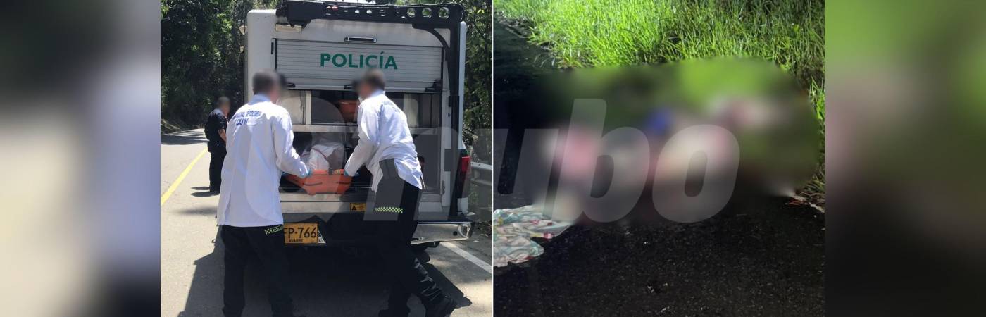 Cuerpos hallados embolsados en San Cristóbal (izq.) y en Copacabana (der.). FOTOS: LAURA ROSA JIMÉNEZ VALENCIA Y CORTESÍA