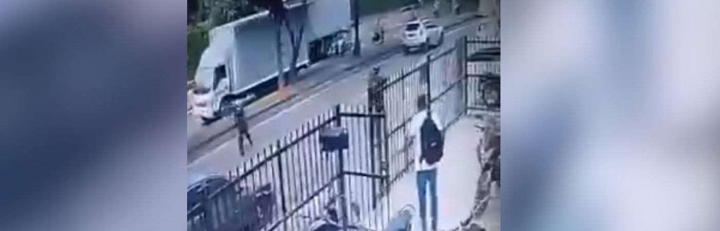 Segundos antes de la explosión. /FOTO: TOMADA DE VIDEO