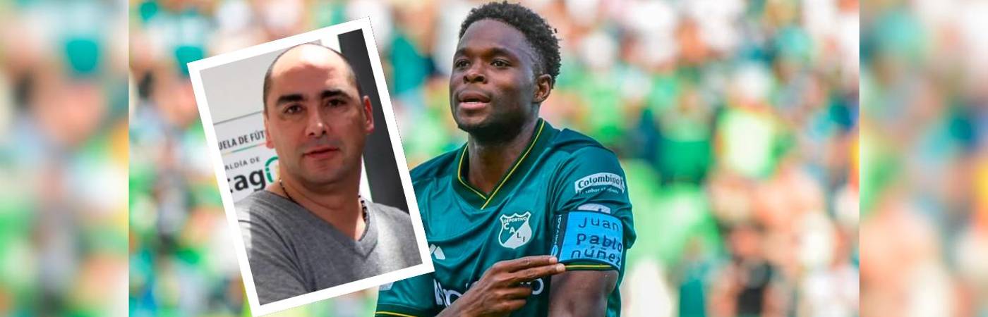 Avilés Hurtado (der.), jugador de Deportivo Cali y Fernando Salazar (izq.) dueño de Águilas Doradas. /FOTOS: INSTAGRAM @avileshurtado - ARCHIVO