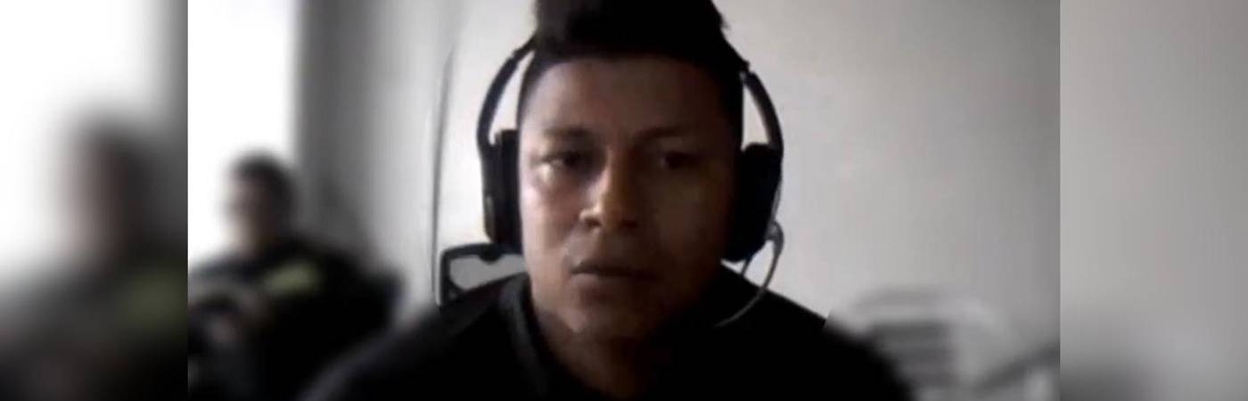 Jainober Jiménez Restrepo, presidente de la JAC en Campamento y presunto miembro del frente 36 de las disidencias de las Farc. /FOTO: CORTESÍA FISCALÍA