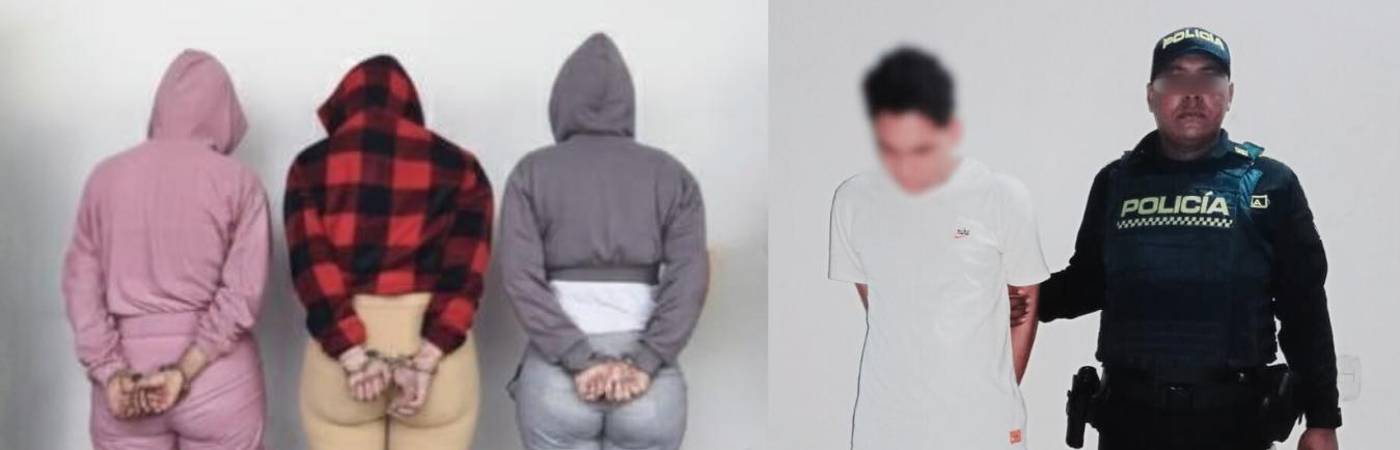 Estas personas se encargarían de contactar, seducir y luego robar a turistas nacionales y extranjeros. FOTO: CORTESÍA POLICÍA METROPOLITANA