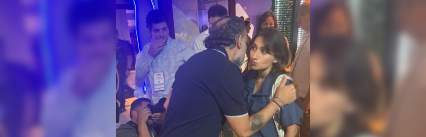 Su encuentro en Cartagena fue bastante amistoso. / FOTO: TOMADA DE REDES SOCIALES