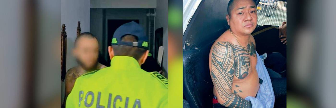 Alias Lukas, cabecilla de la banda Raphax (Izquierda) y alias Fede, cabecilla del grupo criminal ecuatoriano Los Choneros (Derecha). /FOTOS: CAPTURA DE VIDEO Y CORTESÍA