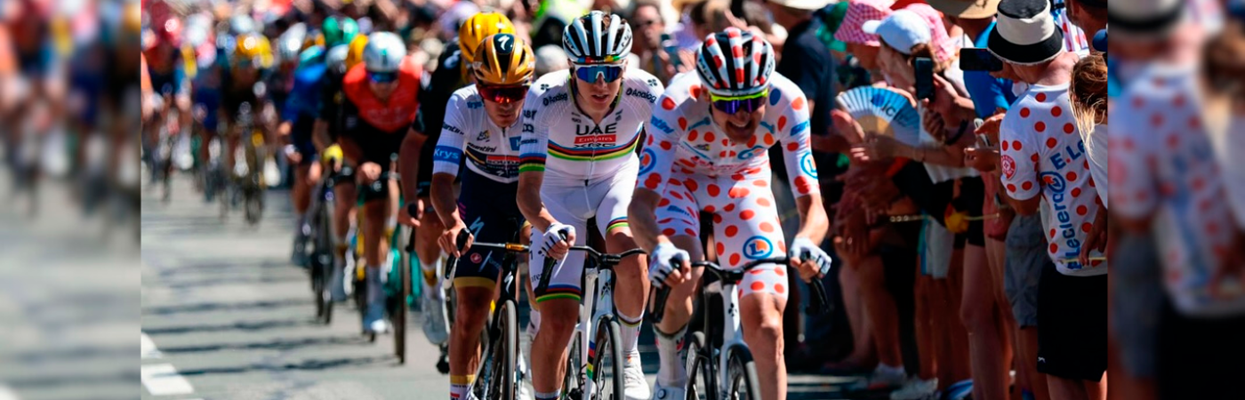 Tadej Pogacar (medio) es uno de los favoritos en el Tour de Francia 2025. /FOTO: INSTAGRAM @tadejpogacar