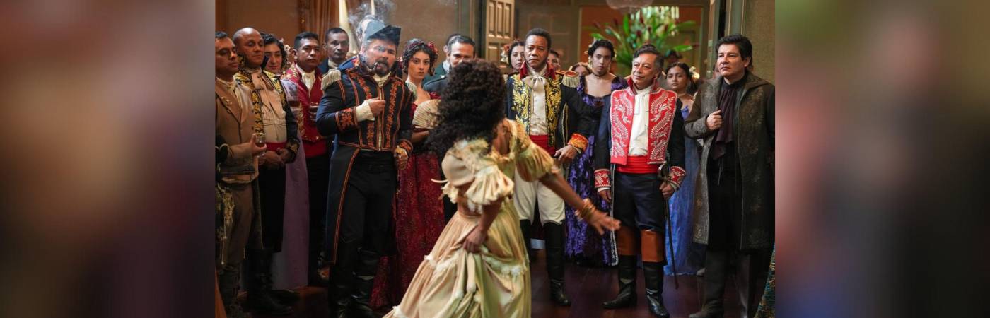 Esta es la escena de la película sobre el almirante Padilla en la que aparece el presidente Gustavo Petro. FOTO: RED SOCIAL X @PETROGUSTAVO