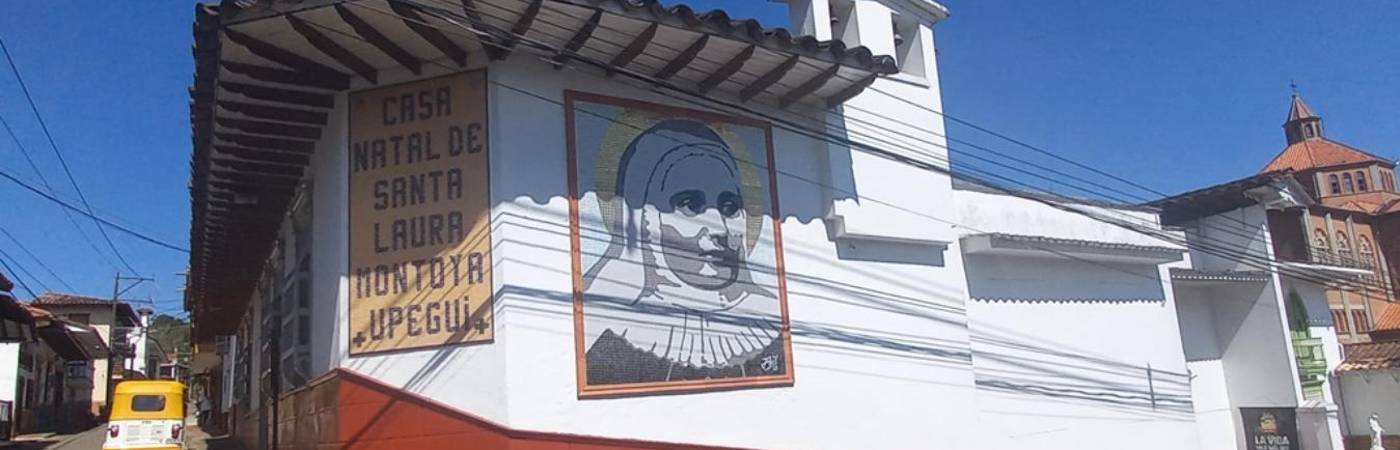 Esta es la casa de la Santa Madre Laura que fue hurtada. FOTO: TOMADA DE COLOMBIA TRAVEL