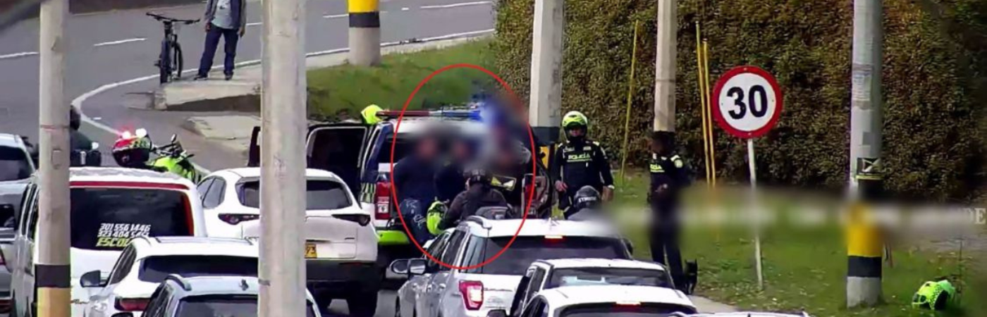 Capturados por atracar a comensales de un restaurante en San Antonio de Pereira, Oriente antioqueño. /FOTO: ALCALDÍA DE RIONEGRO
