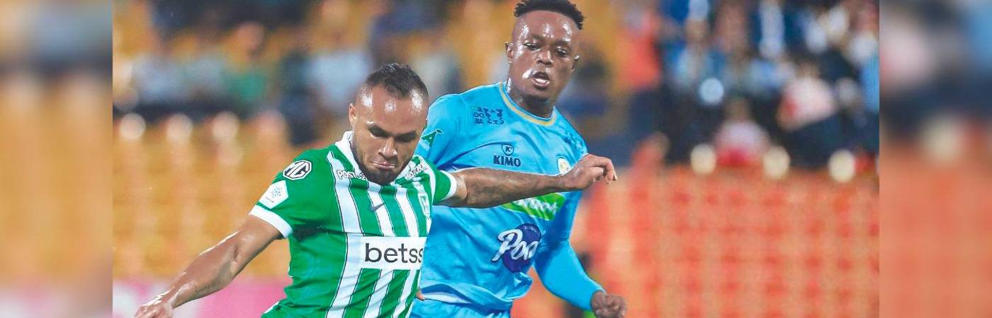 Andrés Sarmiento viene enchufado con el gol y ha aportado a los triunfos verdes en varios partidos. FOTO: CAMILO SUÁREZ.