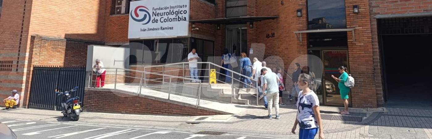 Instituto Neurológico de Antioquia, centro asistencial donde falleció el extranjero. /FOTO: ALEJANDRA MORALES RÍOS