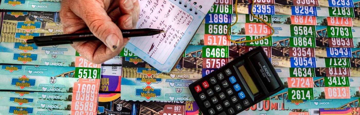 Referencia venta billetes de lotería. FOTO: CAMILO SUÁREZ