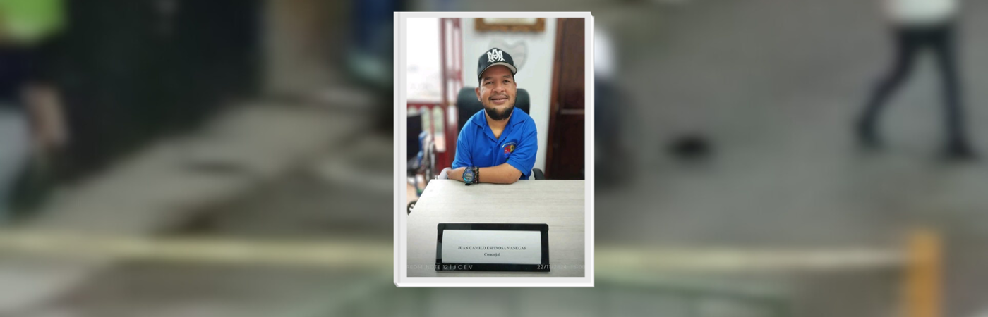 Juan Camilo Espinosa pertenecía al movimiento AICO. /FOTO: CORTESÍA 