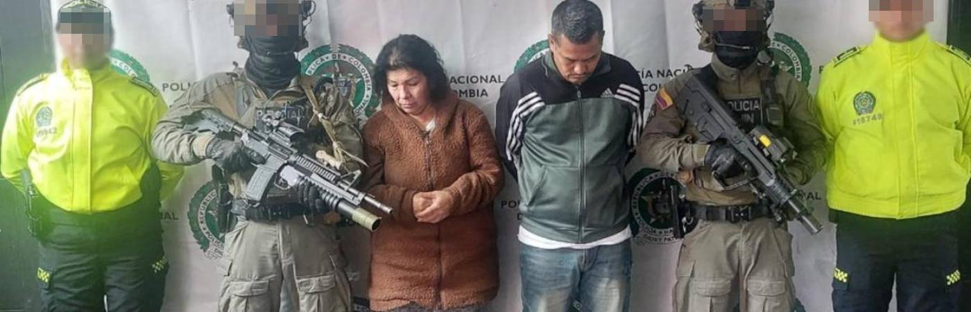 Colombianos capturados. FOTO: FISCALÍA