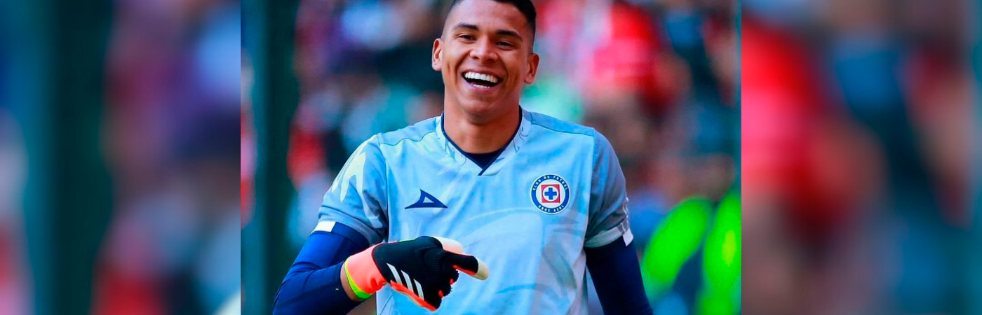 Kevin Mier, arquero colombiano que milita en el Cruz Azul de México y en la Selección Colombia. /FOTO: INSTAGRAM @ kevinmier_oficial