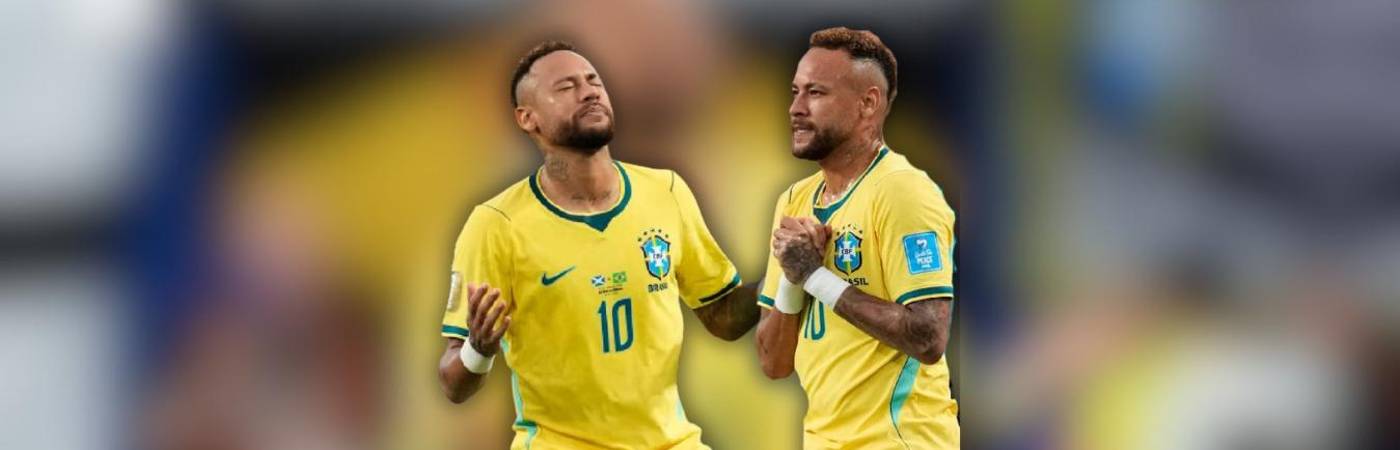 Neymar Jr en zona de calentamiento previo al debut mundialista 2026. FOTO: TOMADAS DE X @MARCA