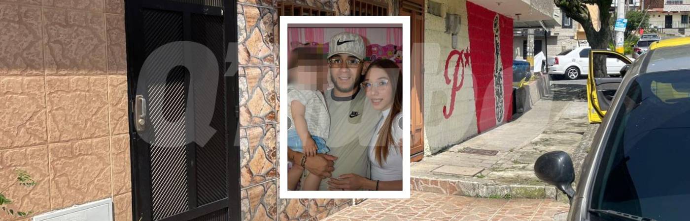 Al fondo la casa y en detalle las víctimas fatales. FOTOS: SINDY VALLE Y CORTESÍA