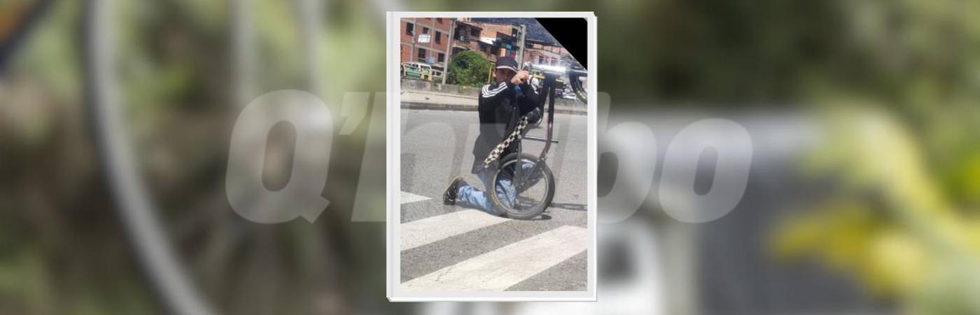 Él era Yosman Cossio, muerto en accidente en Las Palmas. FOTO: TOMADA DE REDES Y EDWIN BUSTAMANTE