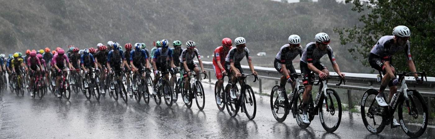 La granizada obligó a suspender la tercera jornada de la competencia. FOTO: GETTY