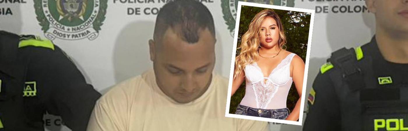 Edgar Jhoan Taborda Ortíz, presunto responsable y María Camila Díaz como víctima del caso. FOTOS: CORTESÍA FISCALÍA (FONDO) Y TOMADA DE EL COLOMBIANO (DETALLE)