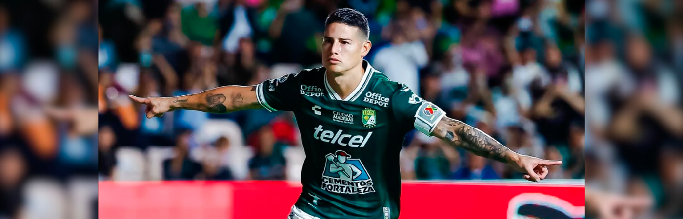 James Rodríguez jugador de la Selección Colombia y del Club León de México. /FOTO: INSTAGRAM @clubleon_oficial