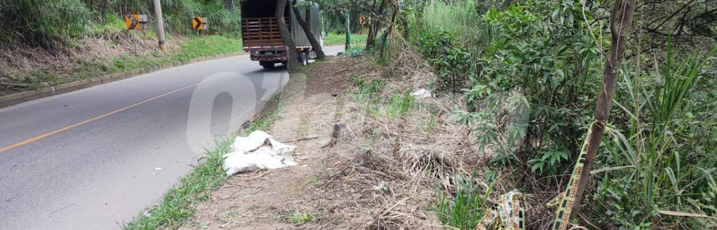 En este punto de Machado se produjo el hallazgo del cuerpo sin vida. FOTO: ANDRÉS GARCÍA