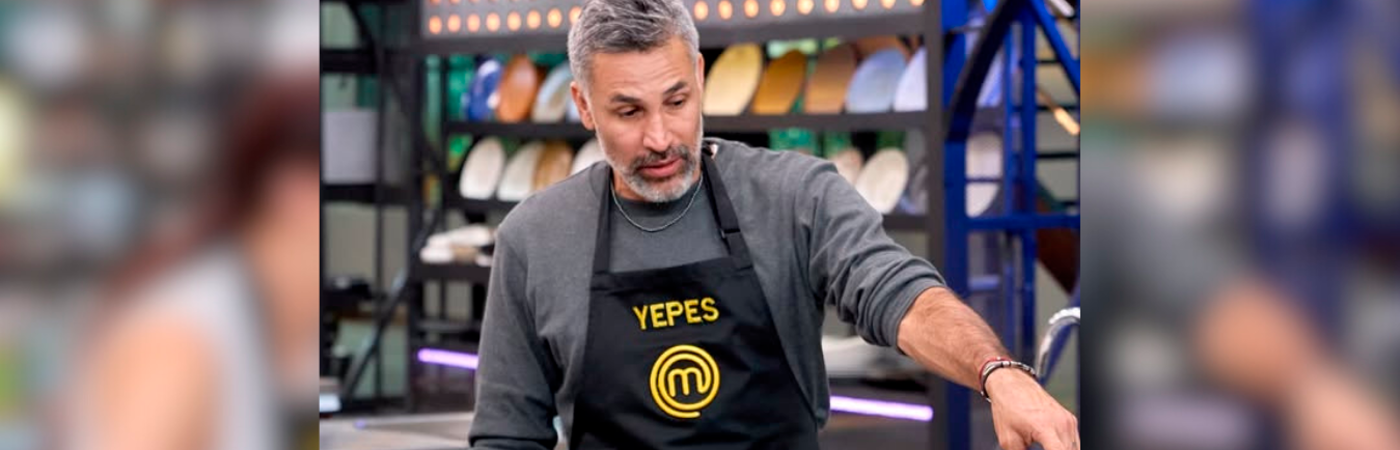 Con su plato, sí fue gol de Yepes. /FOTO: INSTAGRAM @masterchefcelebrityco