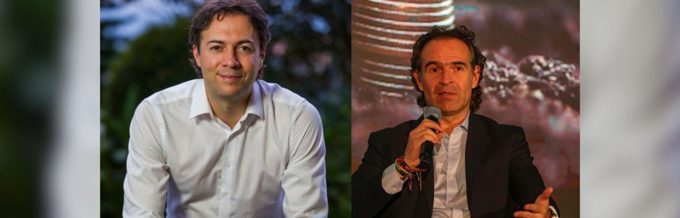 Daniel Quintero (izq) y Federico Gutiérrez (der.), exalcalde y alcalde de Medellín, respectivamente. /FOTO: ARCHIVO Y ESNEYDER GUTIÉRREZ