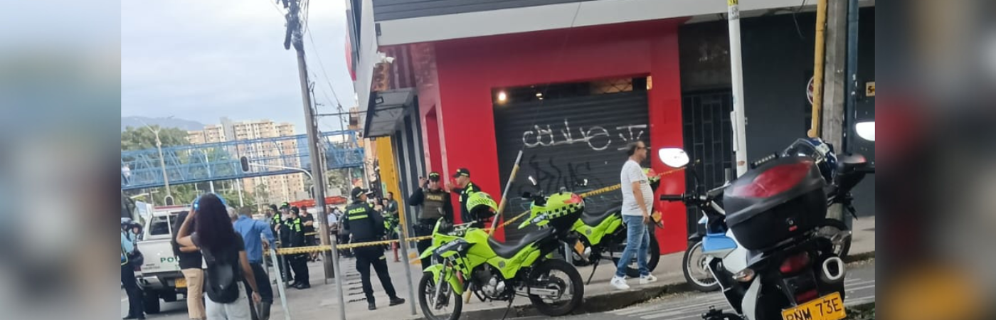 El señalado ladrón murió al interior del concesionario de motos. /FOTO: CORTESÍA