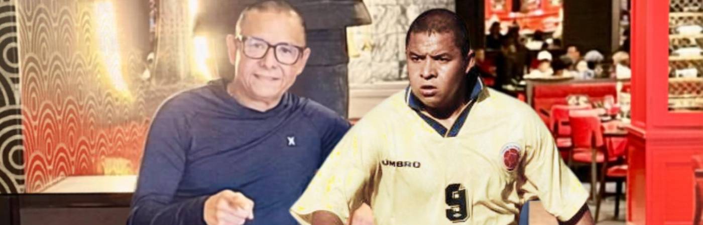 Iván René Valenciano jugó en el Junior de Barranquilla y en la Selección Colombia. FOTOS: INSTAGRAM @IVANVALENCIANO9 Y ARCHIVO - DONALDO ZULUAGA