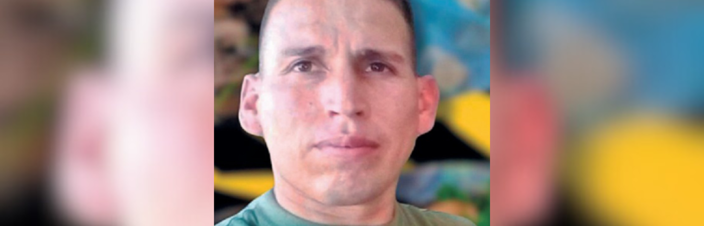 El soldado profesional Ferney Ramírez Esquivel era oriundo de Tolima, pero tenía su residencia en Caucheras. /FOTO: CORTESÍA