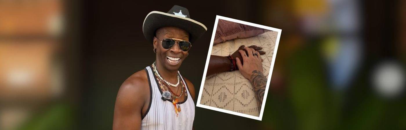 El actor contó en sus historias de Instagram que se trata de un hombre español y dio más detalles de la fotografía. FOTOS: INSTAGRAM @BOLA8ACTOR