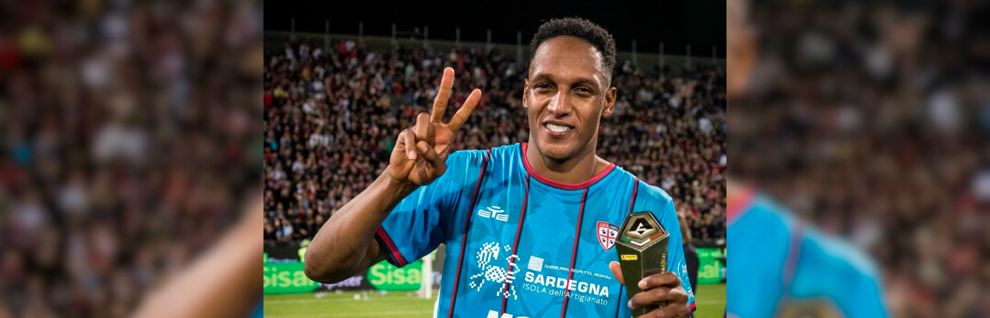 Yerry Mina, jugador del Cagliari y de la Selección Colombia. /FOTO: INSTAGRAM @yerrymina