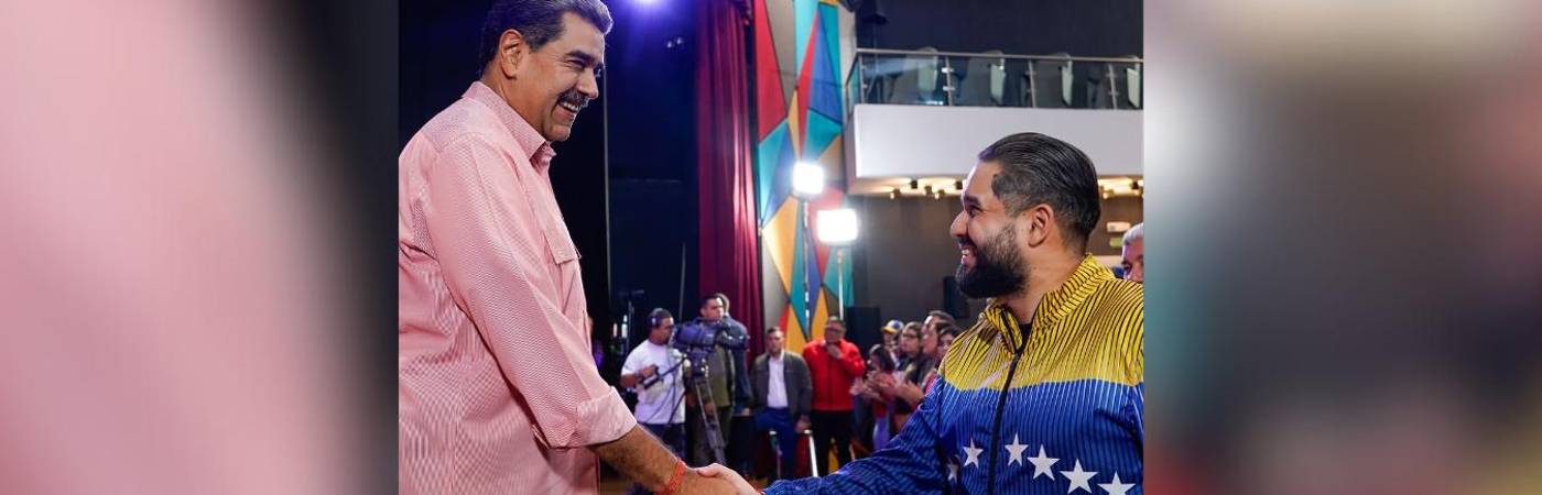 Nicolás Maduro y su hijo Nicolás Maduro Guerra. FOTO: TOMADA DE INSTAGRAM @maduroguerra