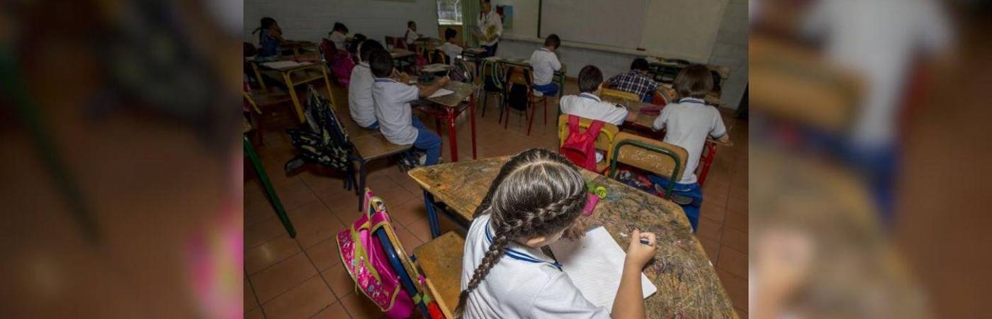 ¡Corra! El 26 de enero comienzan las clases. FOTO: JUAN ANTONIO SÁNCHEZ